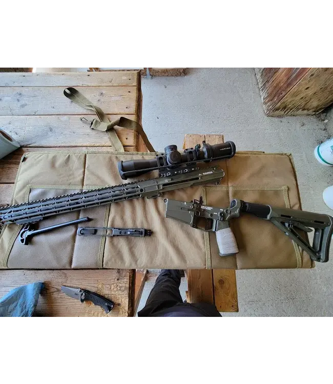 Lockhart Tactical Raven 5.56 NATO 18.6″ PLATINUM W/ LTAC Talon Ambi Top Style Charging Handle Black Non-Restricted