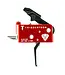 TRIGGER TECH TriggerTech AR15 Diamond Flat Blk/Red Two Stage Trigger