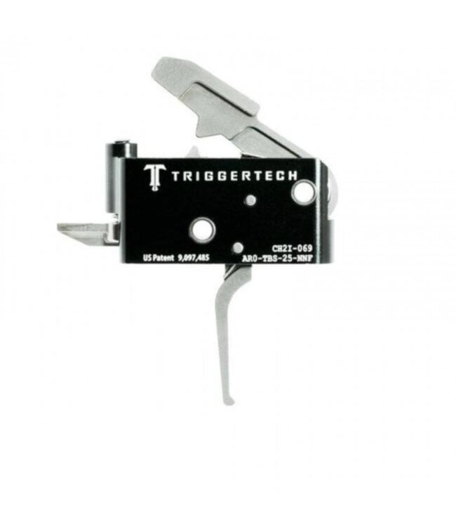 TriggerTech AR-15 Competitive Flat Stainless Fixed 3.5lb 2 Stage