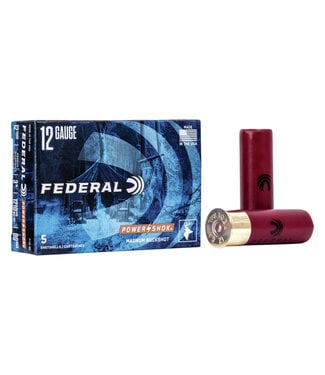 Federal Federal Power-shok 12 Ga 3 inch 00Buck 15 Pellets 5rds