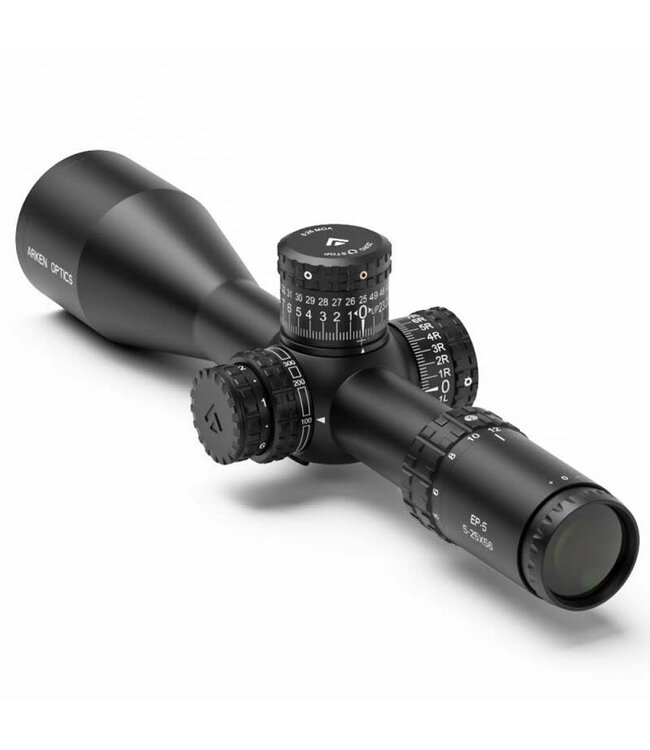 Arken EP5 5-25X56mm FFP MOA VPR Reticle with Zero Stop