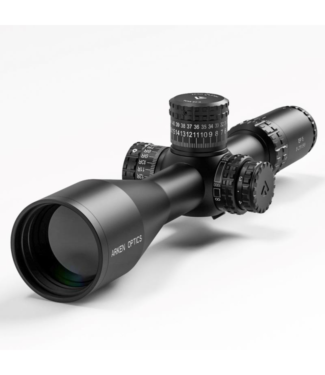 Arken EP5 5-25X56mm FFP MOA VPR Reticle with Zero Stop