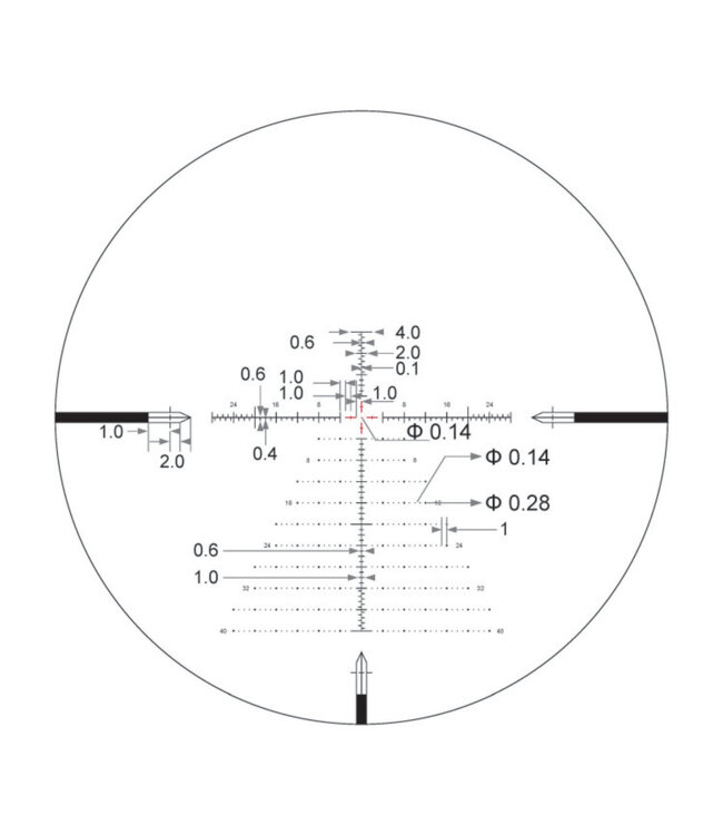 Arken EP5 5-25X56mm FFP MOA VPR Reticle with Zero Stop