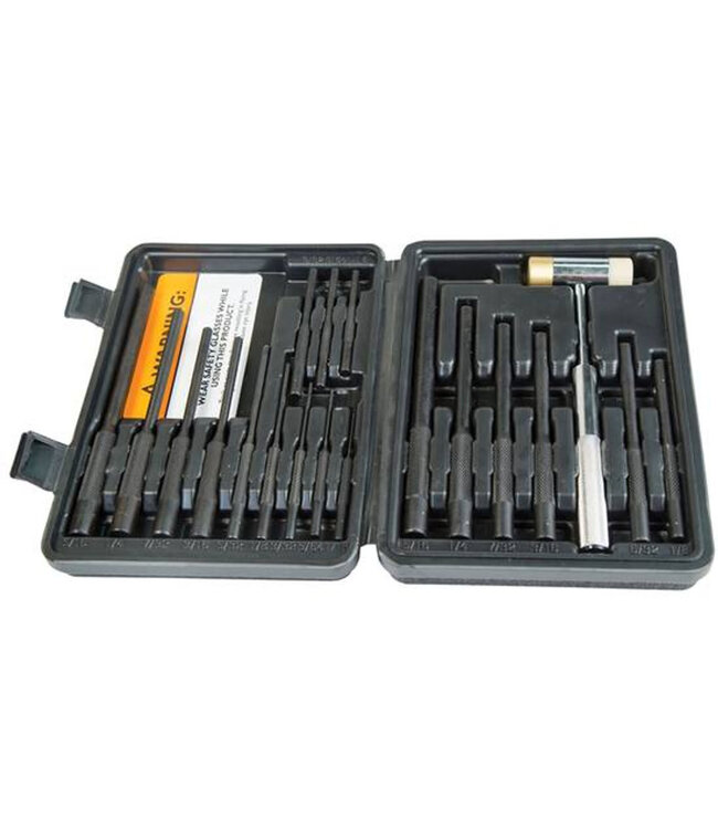 Wheeler Master Roll Pin Punch Set