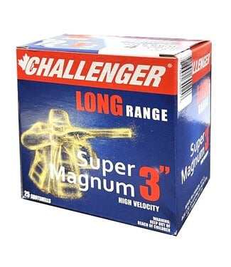 Challenger Challenger Super Mag 12 GA, 3", 1-7/8oz #2 Lead , 25 Rds