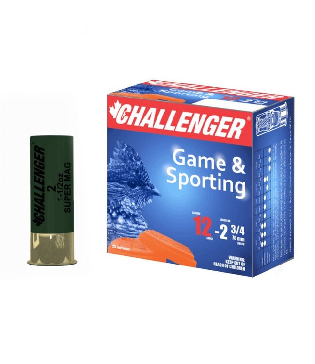 Challenger Super Mag 12 GA ,2-3/4", 1-1/2OZ, #6 25Rds