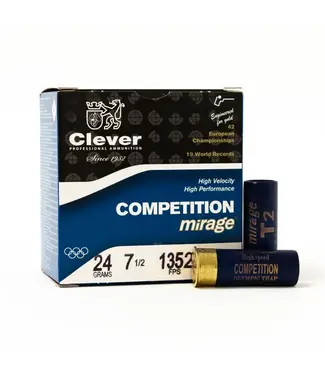 Clever Clever T2 Competition 12Ga, 2-3/4″, 24g, #7.5 1352FPS 250rs/Case (STORE PICK-UP ONLY)