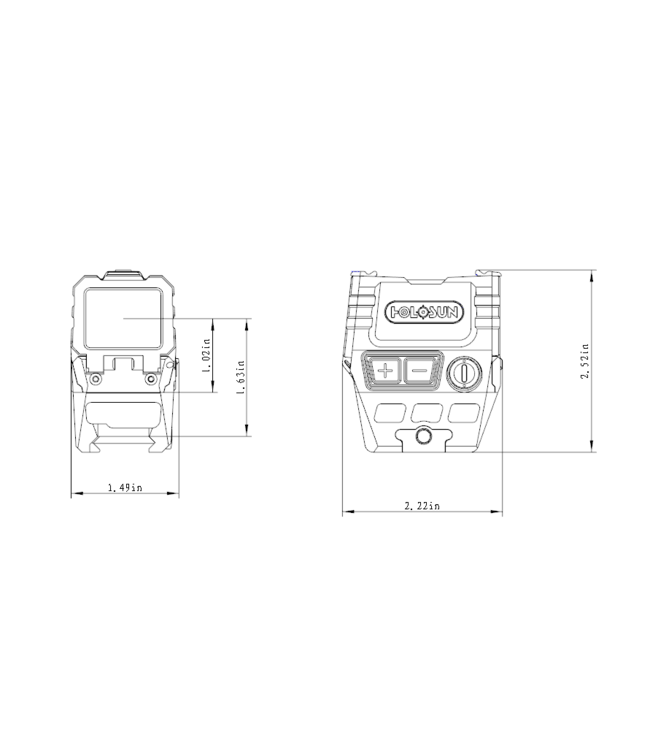 HOLOSUN AEMS 221301 GREEN DOT OPTIC