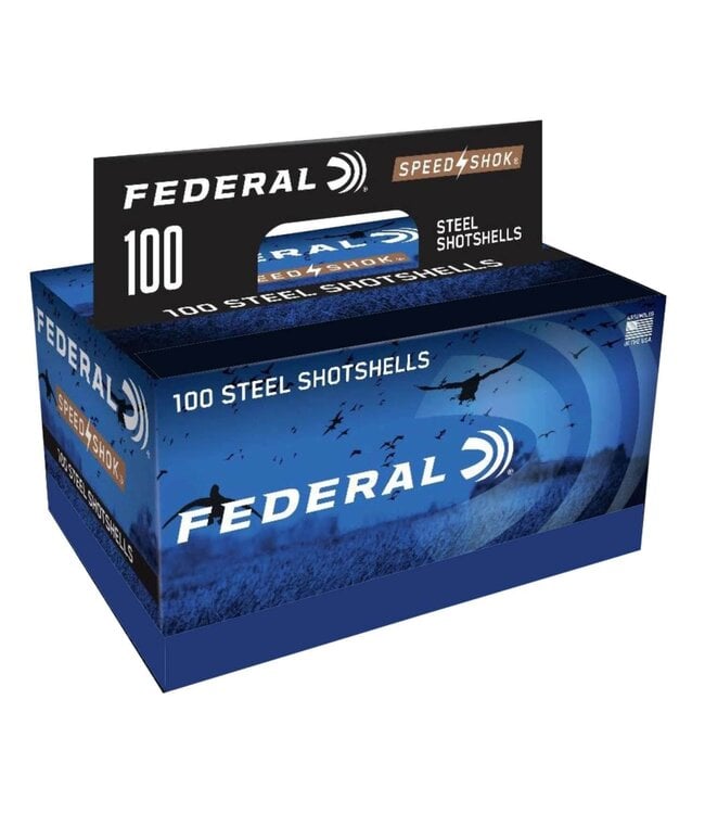 Federal Speed-Shok 12 GA. 3"1.25 OZ #4 Steel 100/Box