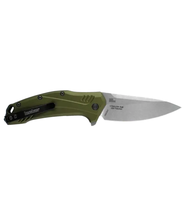 Kershaw LINK - OLIVE STONEWASHED (17760LSW)
