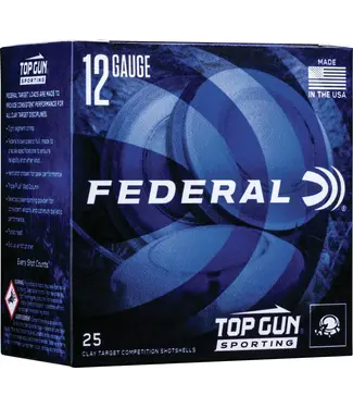 Federal FEDERAL TOP GUN SPORTING 12GA 2-3/4" 1OZ #7.5 1250FPS 25RS/BOX