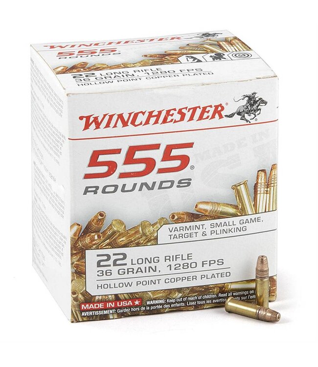 Winchester 22 LR, CPHP, 36 Gr,  555 RS/BOX