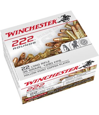 Winchester Winchester 22 LR, CPHP, 36 Gr, 1280 fps 222rs/box