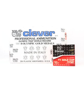 Clever Clever T1 Super Target 12Ga, 2-3/4″, 1oz, 28g, 1220 FPS #7.5 250 Rds/Case (STORE PICK-UP ONLY)