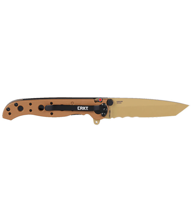 CRKT M16-10DZ DESERT TAN TANTO SERRATED (M16-10DZ)