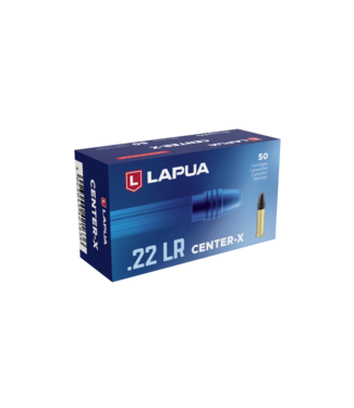 LAPUA LAPUA .22 LR Center-X 40 Gr Lead RN 50/Box