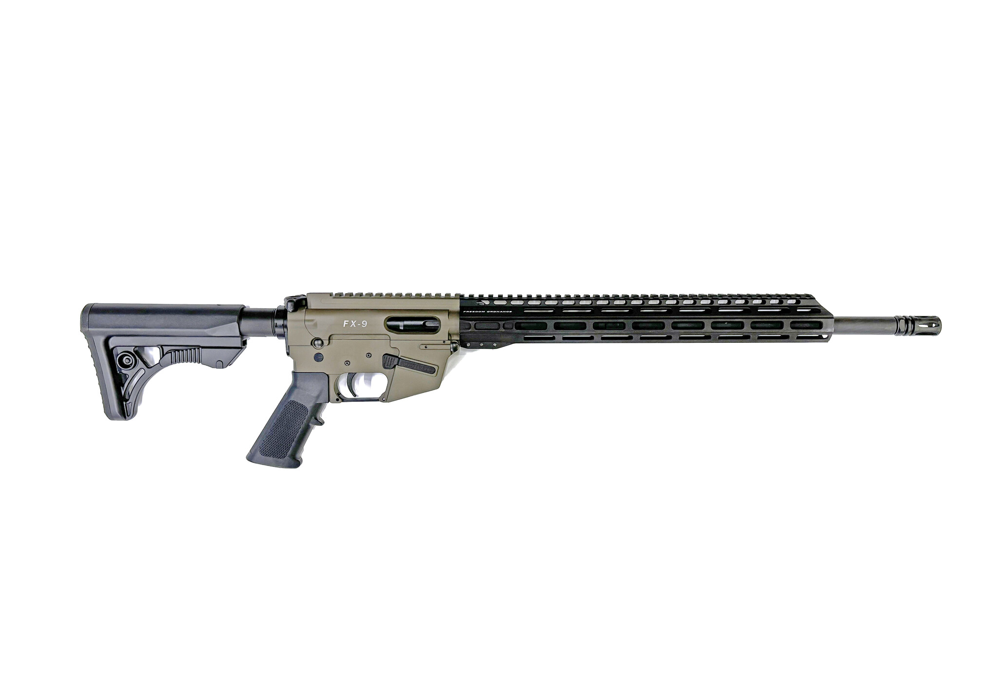 FREEDOM ORDNANCE FX-9 DM 2-Tone Black/Ranger Green - 9MM, 18.6