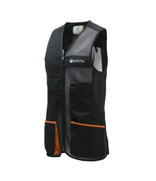 Beretta Olympic Shooting Vest 3.0 – Black & Orange LARGE