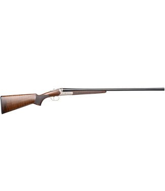 Khan KHAN ARMS K005 DELUXE NICKEL 12GA SIDE BY SIDE 28"BBL