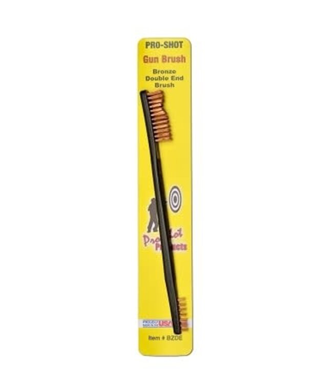 Pro-Shot Bronze Double Ended Gun Brush