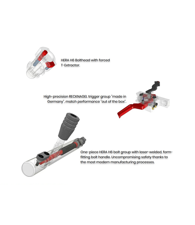 HERA H6 .223 REM 18″ BBL BLACK