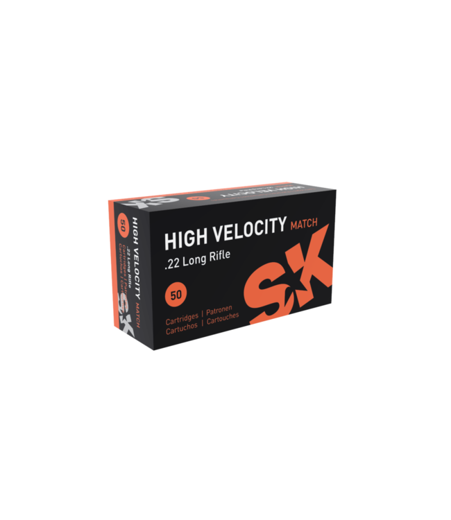 SK High Velocity Match 22LR 40Gr LRN – 50Rds