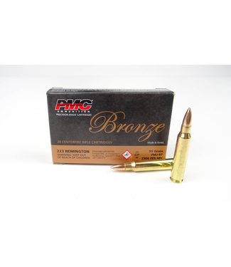 PMC PMC .223REM 55GR FMJ-BT 1000RS/CASE