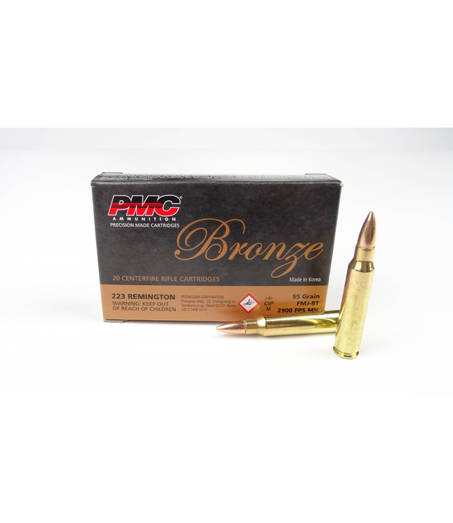 PMC .223REM 55GR FMJ-BT 1000RS/CASE