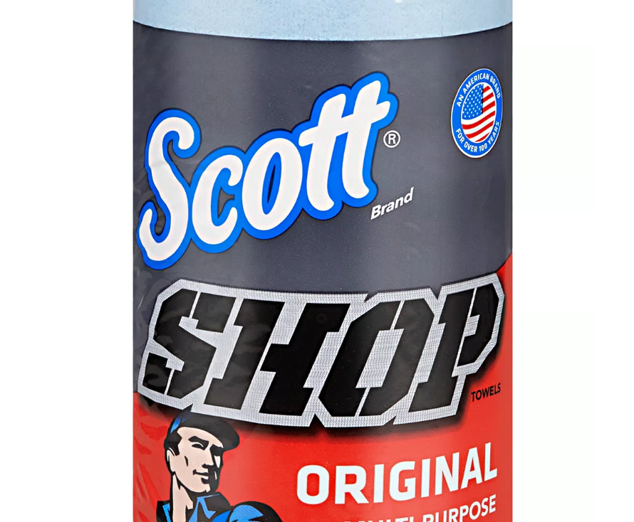 Scott® Shop Towels Original™ Original Blue Shop Towels, 9.4"x11" sheets