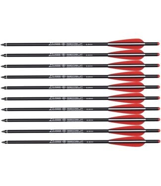 Carbon Crossbow Bolts 20" Hunting Archery Arrows with 4" Vanes Replaced Arrowhead Tip (Pack of 12)