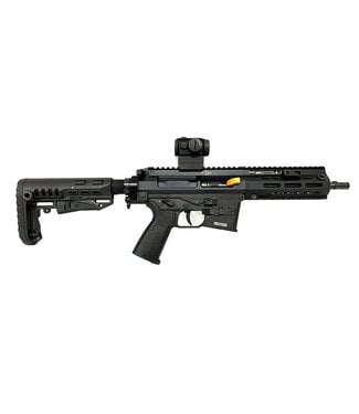 B&T B&T SPC9 G W/AIMPOINT  MICRO T1 9mm 9″/230mm BBL  BLK GLOCK LOWER