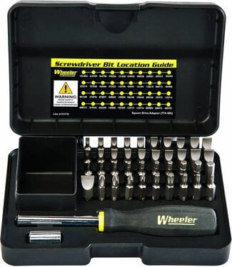 wheeler WHEELER ENGINEERING  PROFESSIONAL GUNSMITHING SCREWDRIVER SET 43PC
