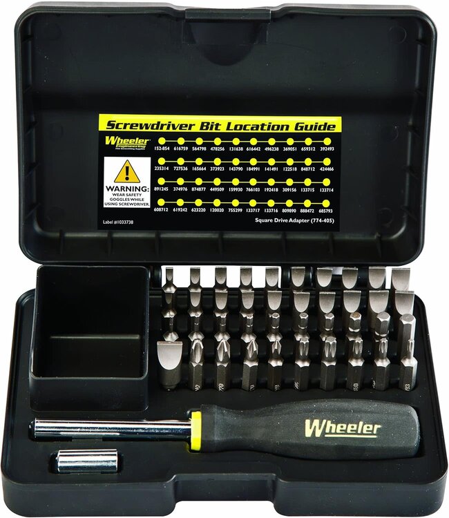 WHEELER ENGINEERING  PROFESSIONAL GUNSMITHING SCREWDRIVER SET 43PC