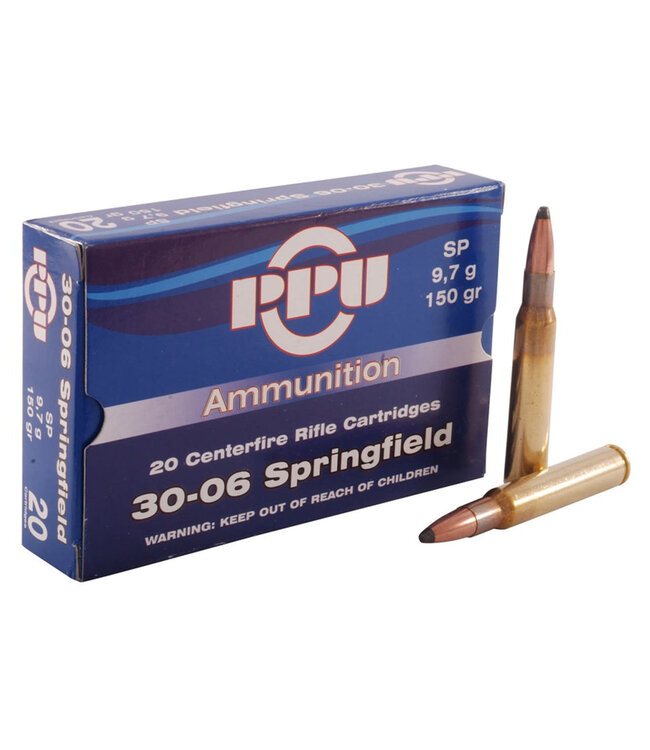 PPU PRVI PARTIZAN 30-06 SPRG  SP 150GR 20RS/BOX