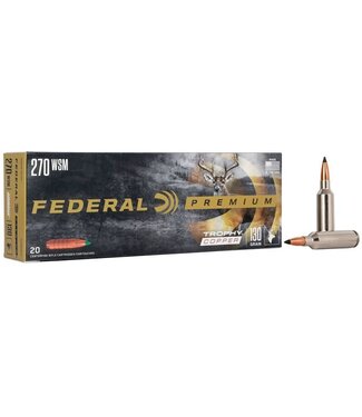Federal FEDERA PREMIUM TROPHY COPPER 270WSM 130GR 20RS/BOX
