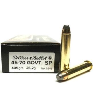 Sellier & Bellot SELLIER & BELLOT 45-70 GOVT 405GR SP 20RS/BOX