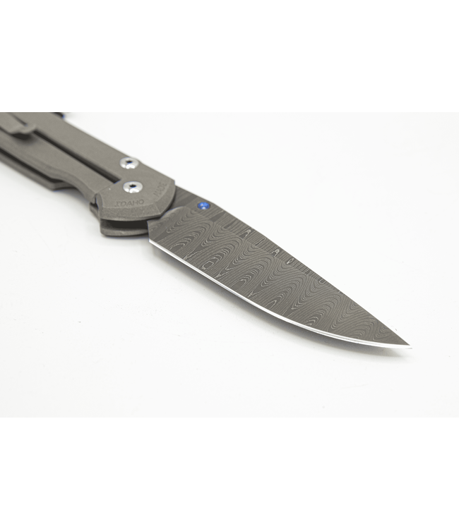 Chris Reeve Large Sebenza 21 Plain Ladder Damascus