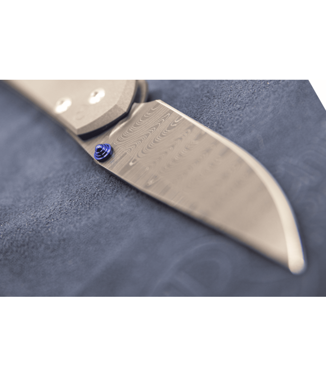 Chris Reeve Large Sebenza 21 Plain Ladder Damascus