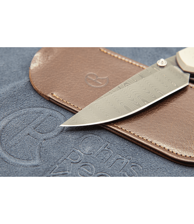 Chris Reeve Large Sebenza 21 Unique Pyrite/Ladder Damascus