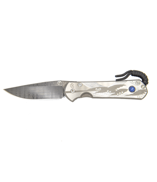 Chris Reeve Chris Reeve Large Sebenza 21 Unique Blue Star Sapphire/Ladder Damascus
