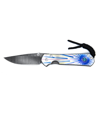 Chris Reeve Chris Reeve Small Sebenza 21 Unique Triple Mosaic Opal/Ladder Damascus