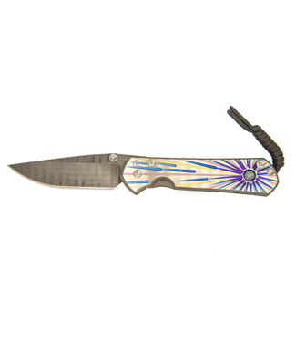 Chris Reeve Chris Reeve Large Sebenza 21 Unique Triple Mosaic Opal/Ladder Damascus