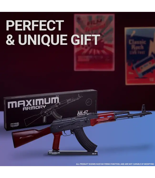 MAXIMUM ARMORY AKM - Black - 1:1.67 Miniature