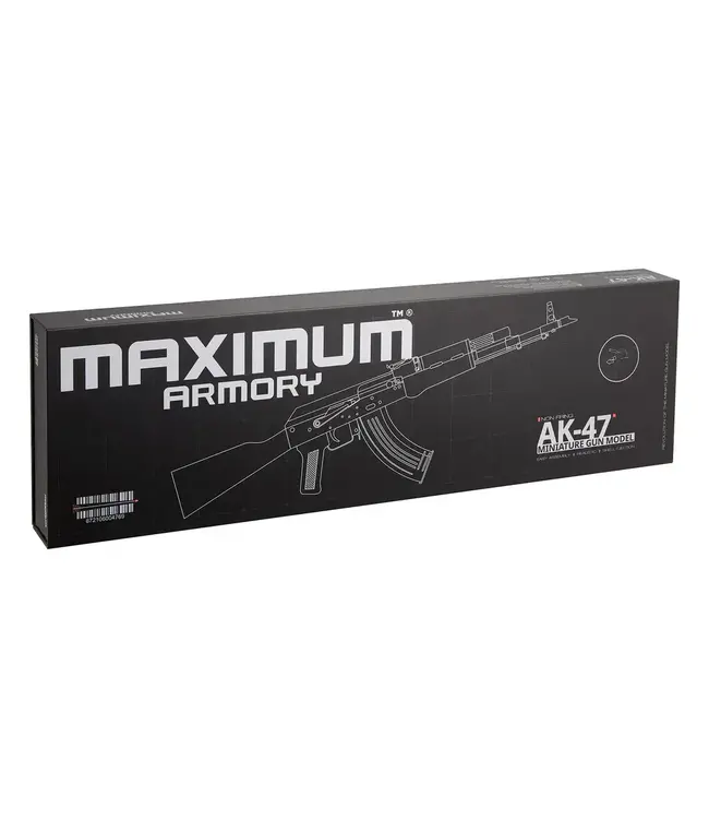 MAXIMUM ARMORY AKM - Black - 1:1.67 Miniature