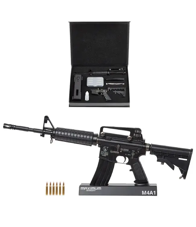 MAXIMUM ARMORY M4A1 - Black - 1:2.05 Miniature