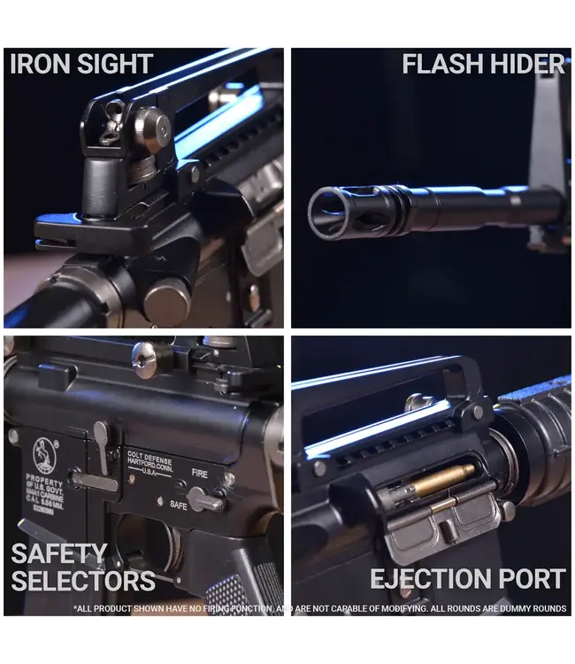 MAXIMUM ARMORY M4A1 - Black - 1:2.05 Miniature