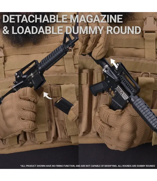 MAXIMUM ARMORY M4A1 - Black - 1:2.05 Miniature