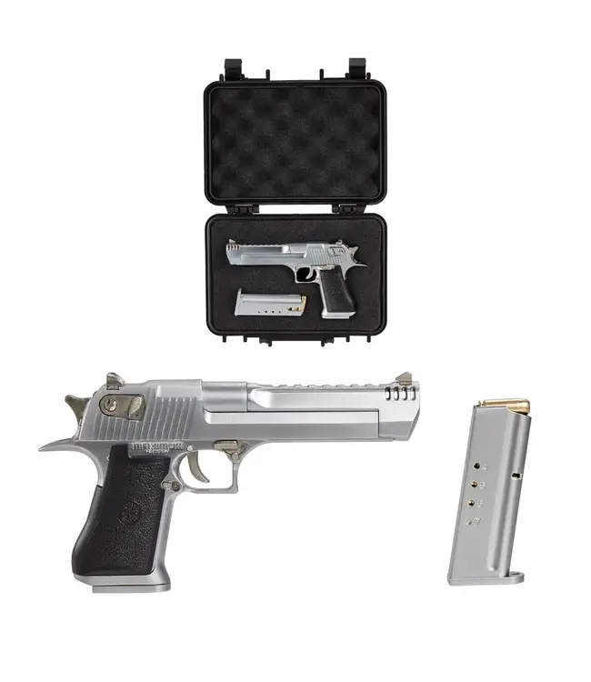 MAXIMUM ARMORY Desert Eagle - Silver - 1:2.05 Miniature