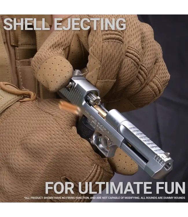 MAXIMUM ARMORY Desert Eagle - Silver - 1:2.05 Miniature