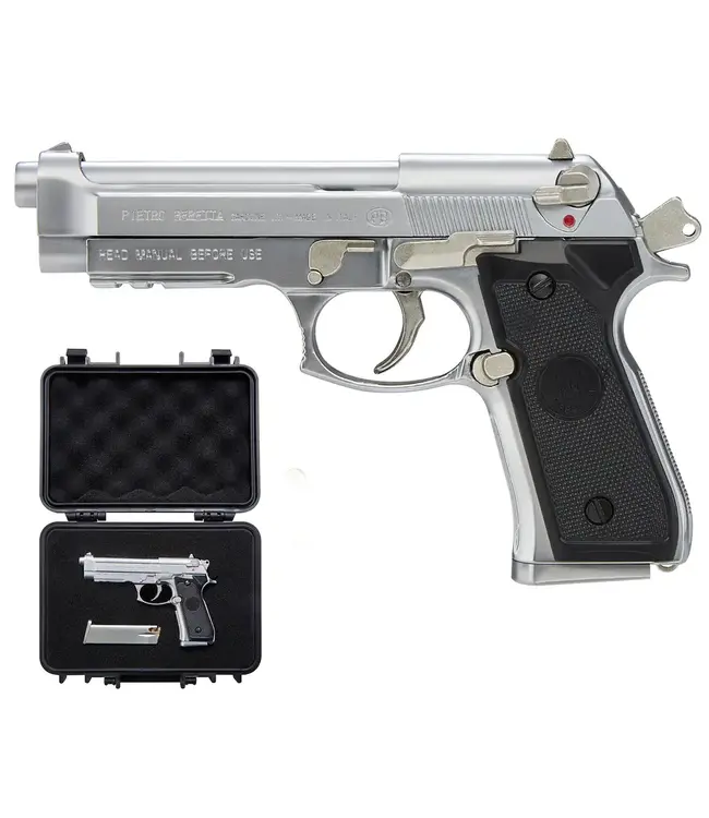 MAXIMUM ARMORY Beretta M92 - Silver - 1:2.05 Miniature